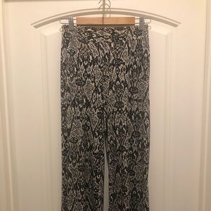 IMAN DESIGNER SNAKE BLACK & GOLD PALAZZO PANTS